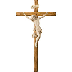 Cristo Barroco en cruz recta